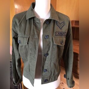 Army Green Military Jacket
